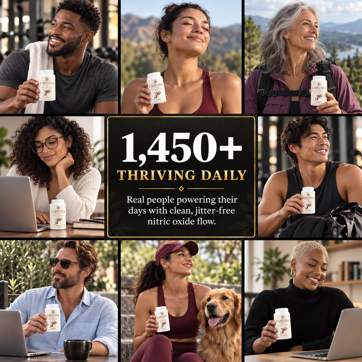 1,450+ people thriving daily with Lapeona