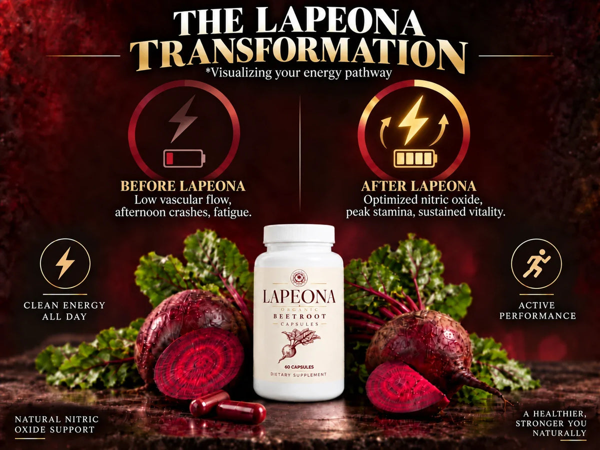 The Lapeona Transformation — before and after energy comparison